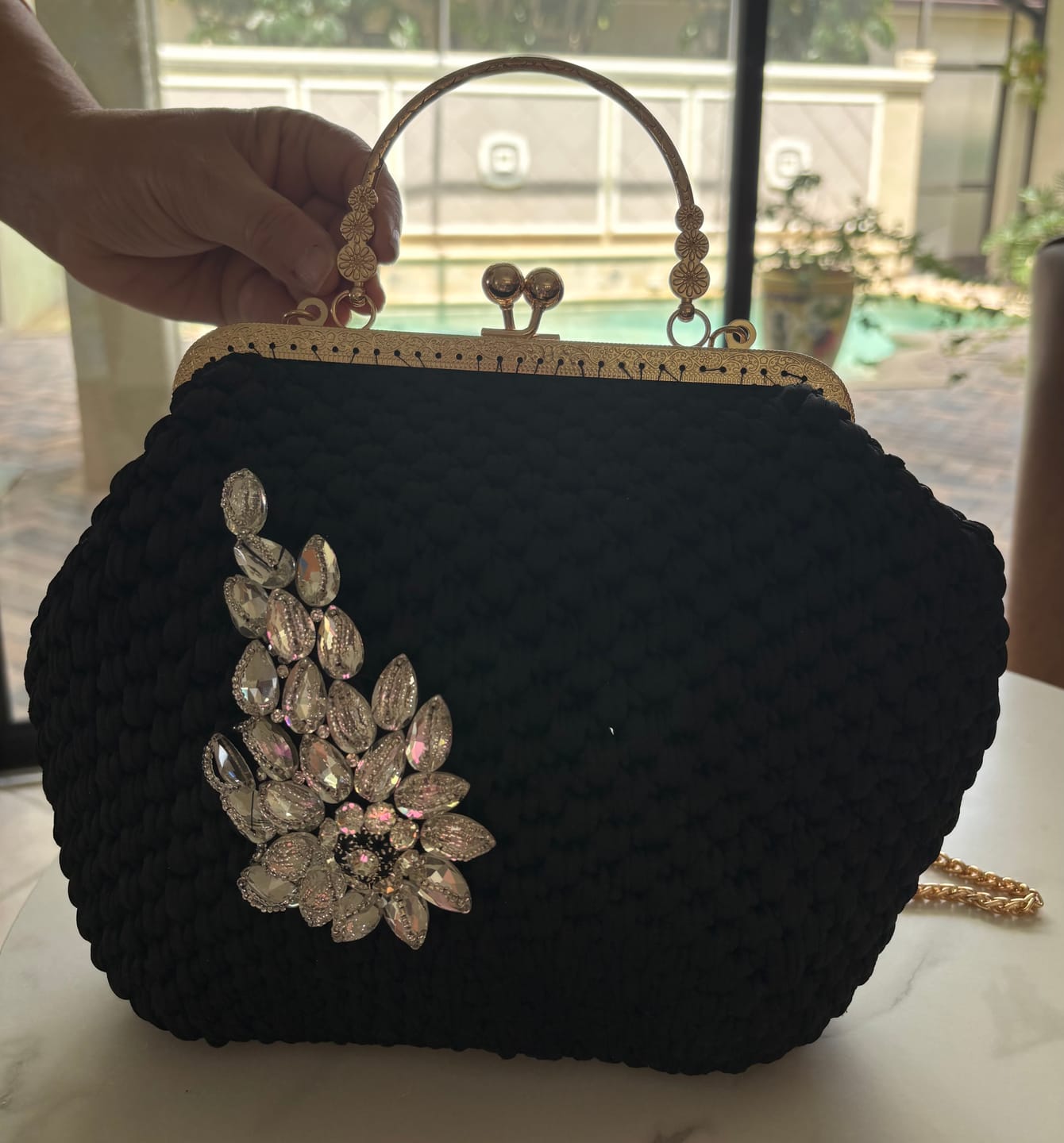 Customer photo review of Lotus Handbag DIY KIT