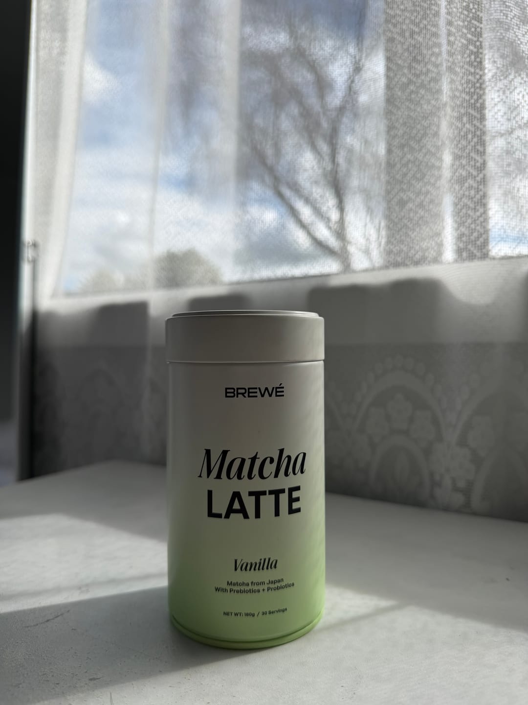 Customer photo review of Vanilla Matcha+ Latte Powder