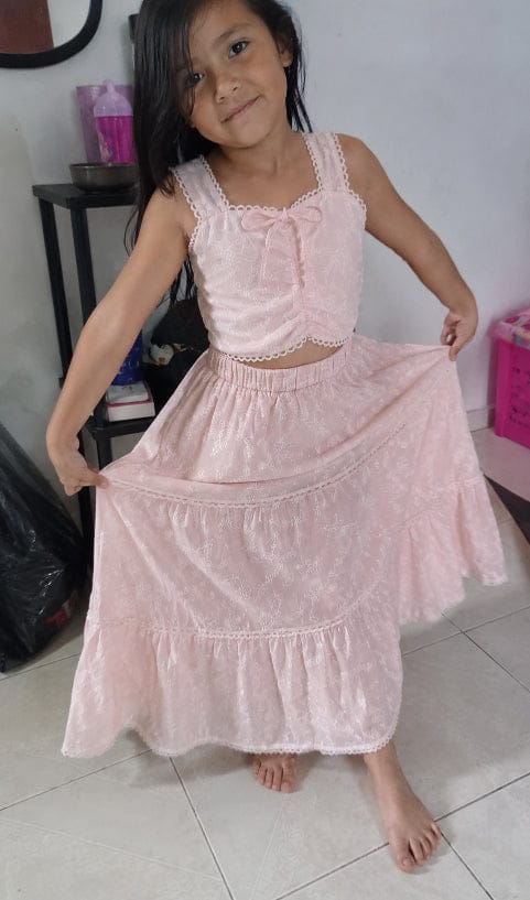 Customer photo review of Vestido Largo para niña - Aitana