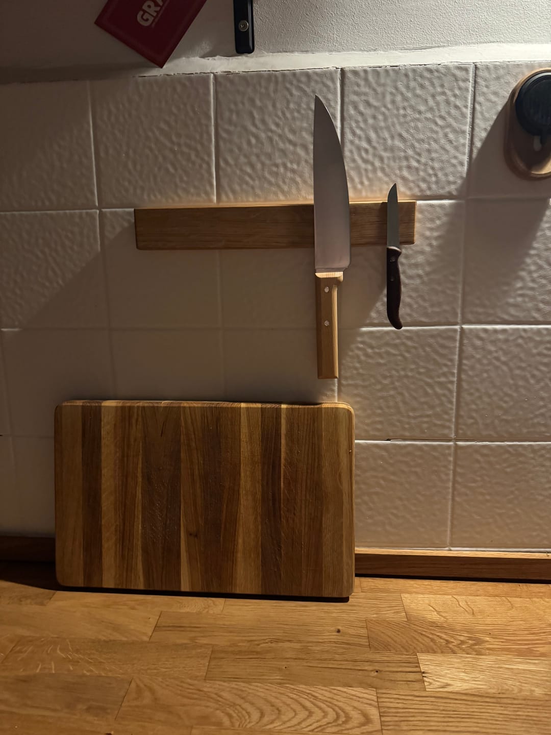 Customer photo review of Magnet Messerleiste CULTRO aus Holz