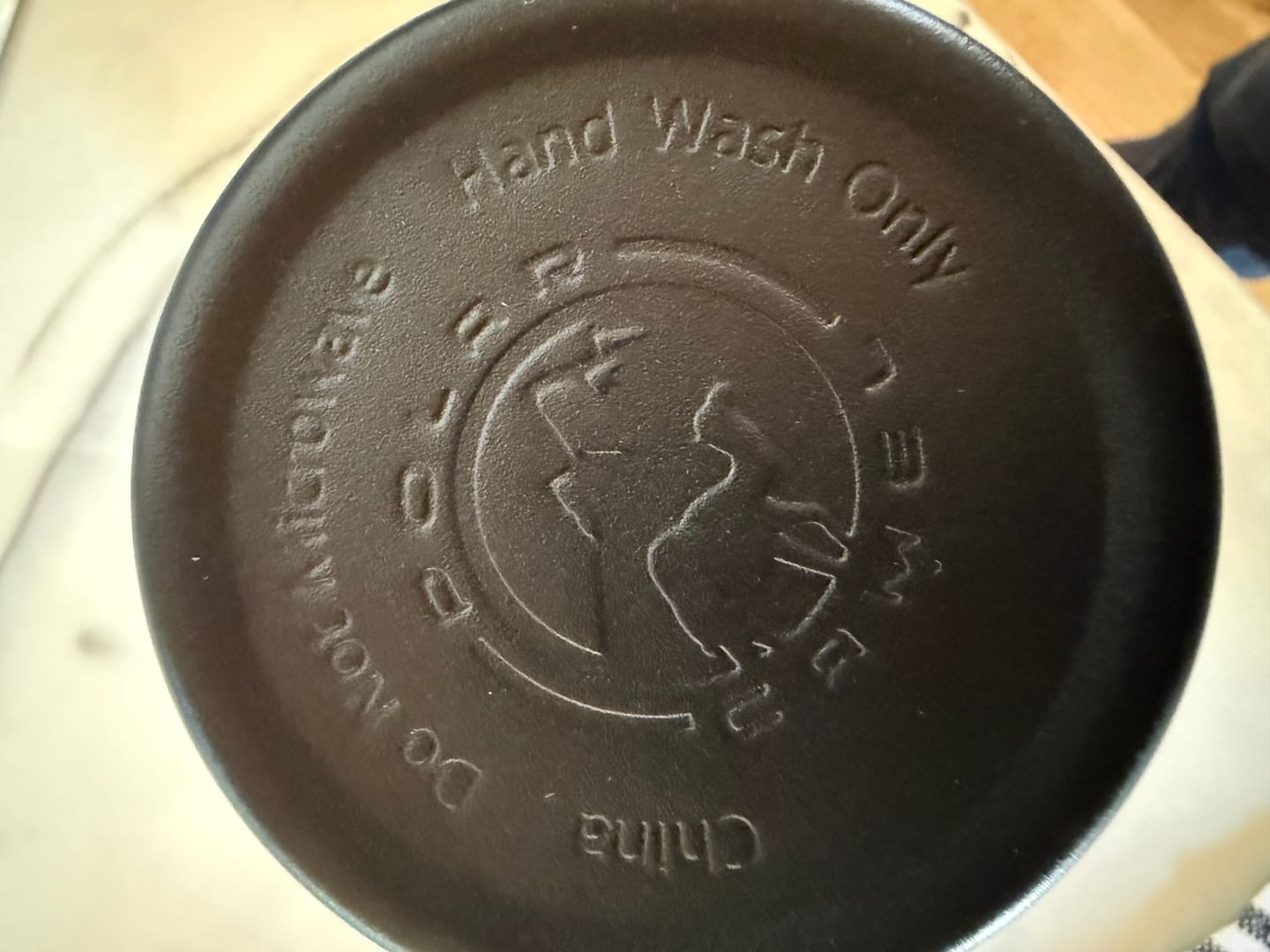 Customer photo review of $5 Sample - Custom 20 oz Tumbler with your Business Logo Engraved - Great Test Before Bulk Volume Order!