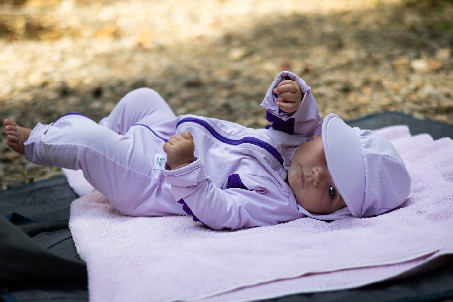 Customer photo review of Baby and Toddler UPF 50+ Sun Protective Onesie