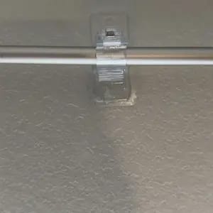 Customer photo review of Installazione Facile Supporti Bastoni Tende Senza Fori