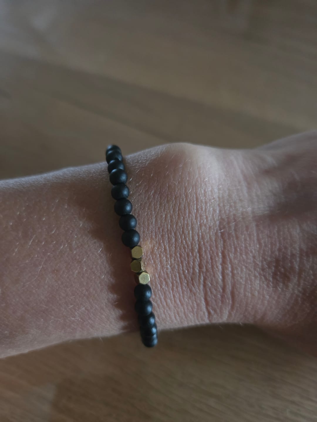 Customer photo review of Obsidian Armband