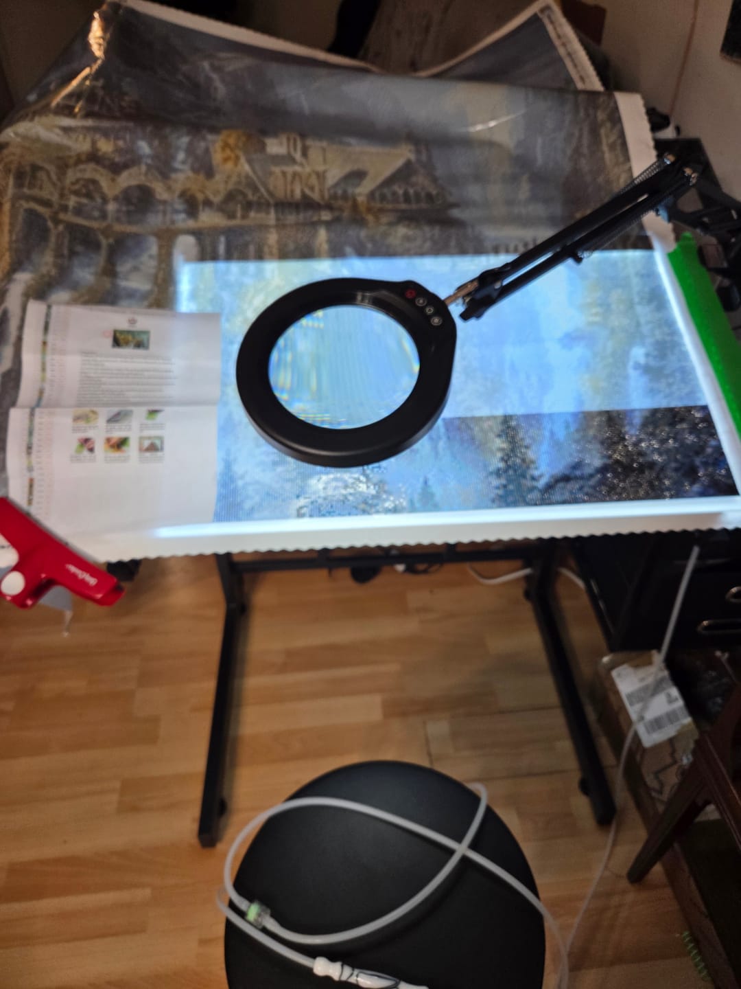 Customer photo review of Full Drill - 5D DIY Diamond Painting Kits Dream Mysterious Castle Waterfall