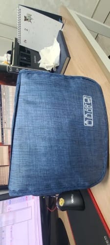 Customer photo review of Men's Toiletry Bag – Waterproof Hanging Travel Wash Pouch