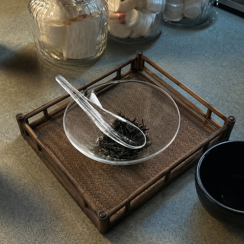 Customer photo review of Renji Black Pottery Travel Tea Set