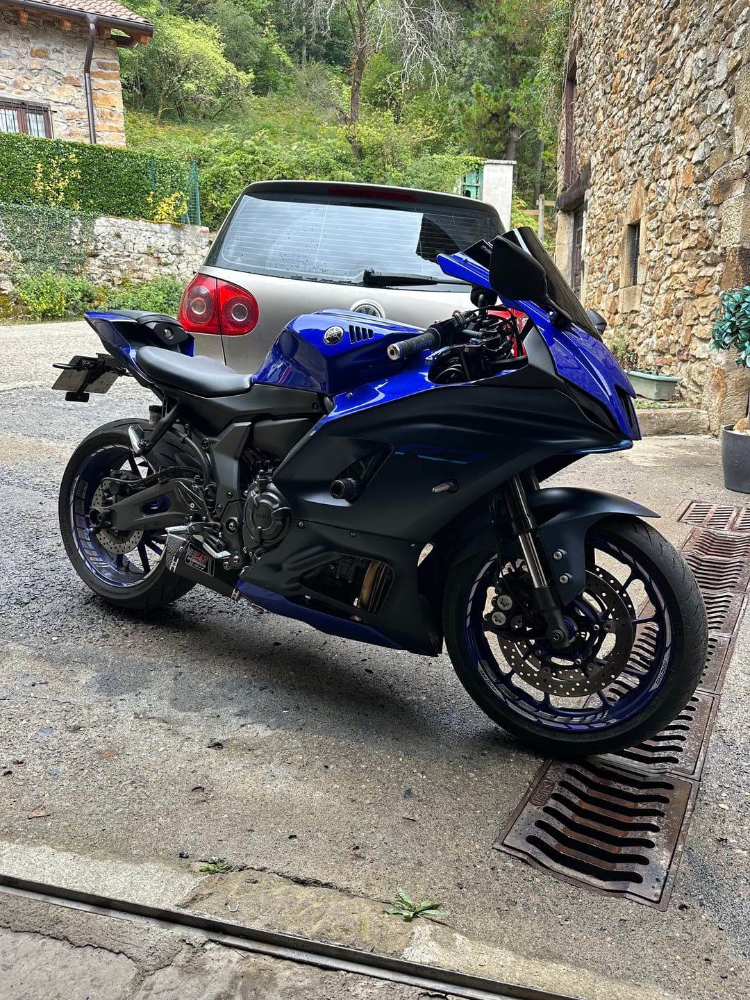 Customer photo review of Línea Completa Artesanal Yamaha MT-07/ R7/ Tracer 7/ XSR700 (2014-2026) Acero Inoxidable