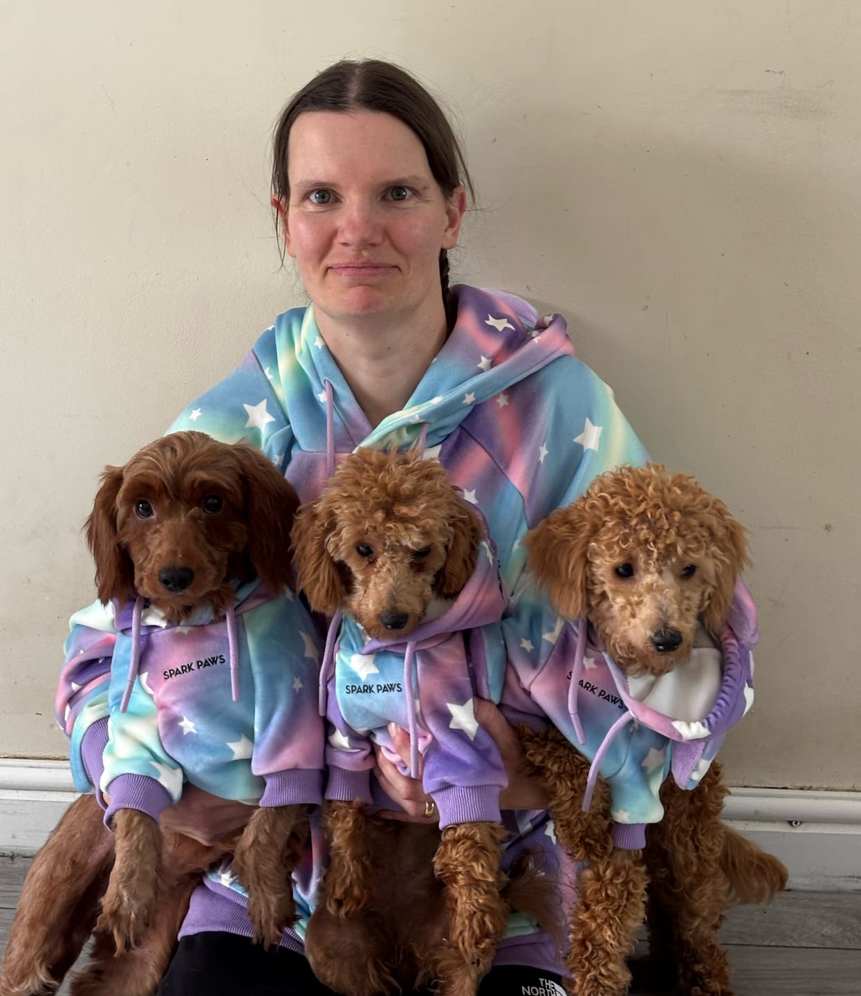 Customer photo review of Halloween Dog Hoodie - Unicorn