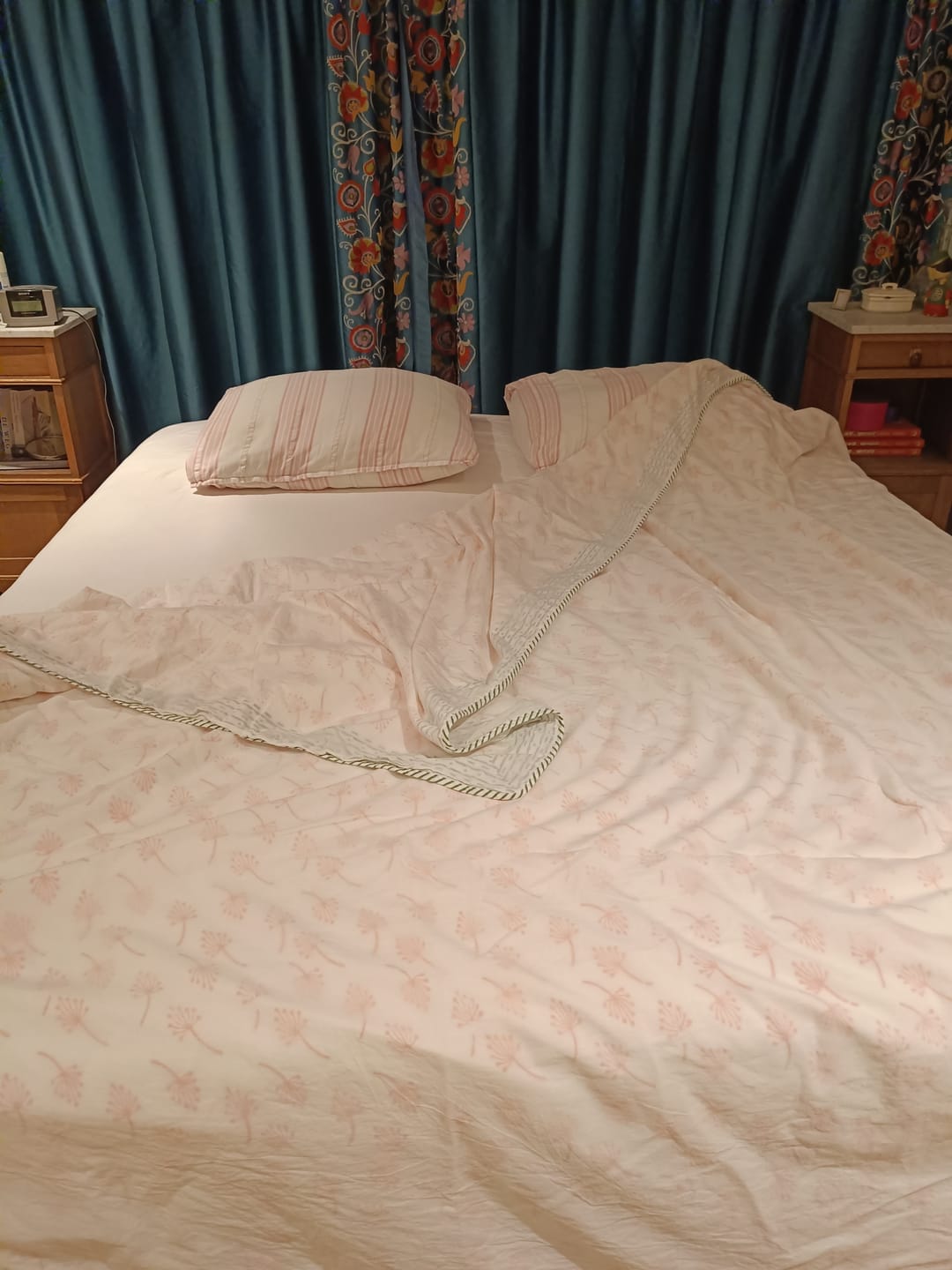 Customer photo review of Serora Organic Muslin Blanket — Hand Block Printed