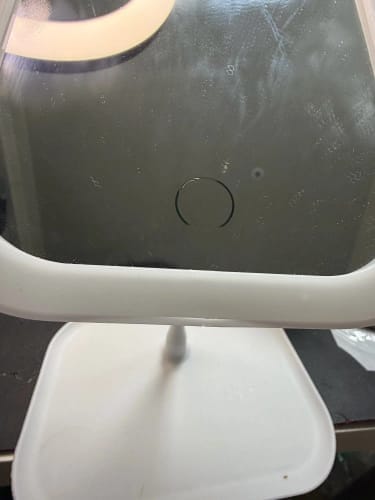 Customer photo review of LED Vanity Mirror – Touch Control Desktop Dressing Mirror