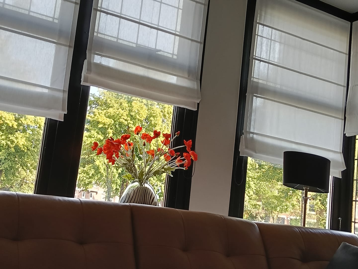 Customer photo review of Zijden Klaprozen - Oranje