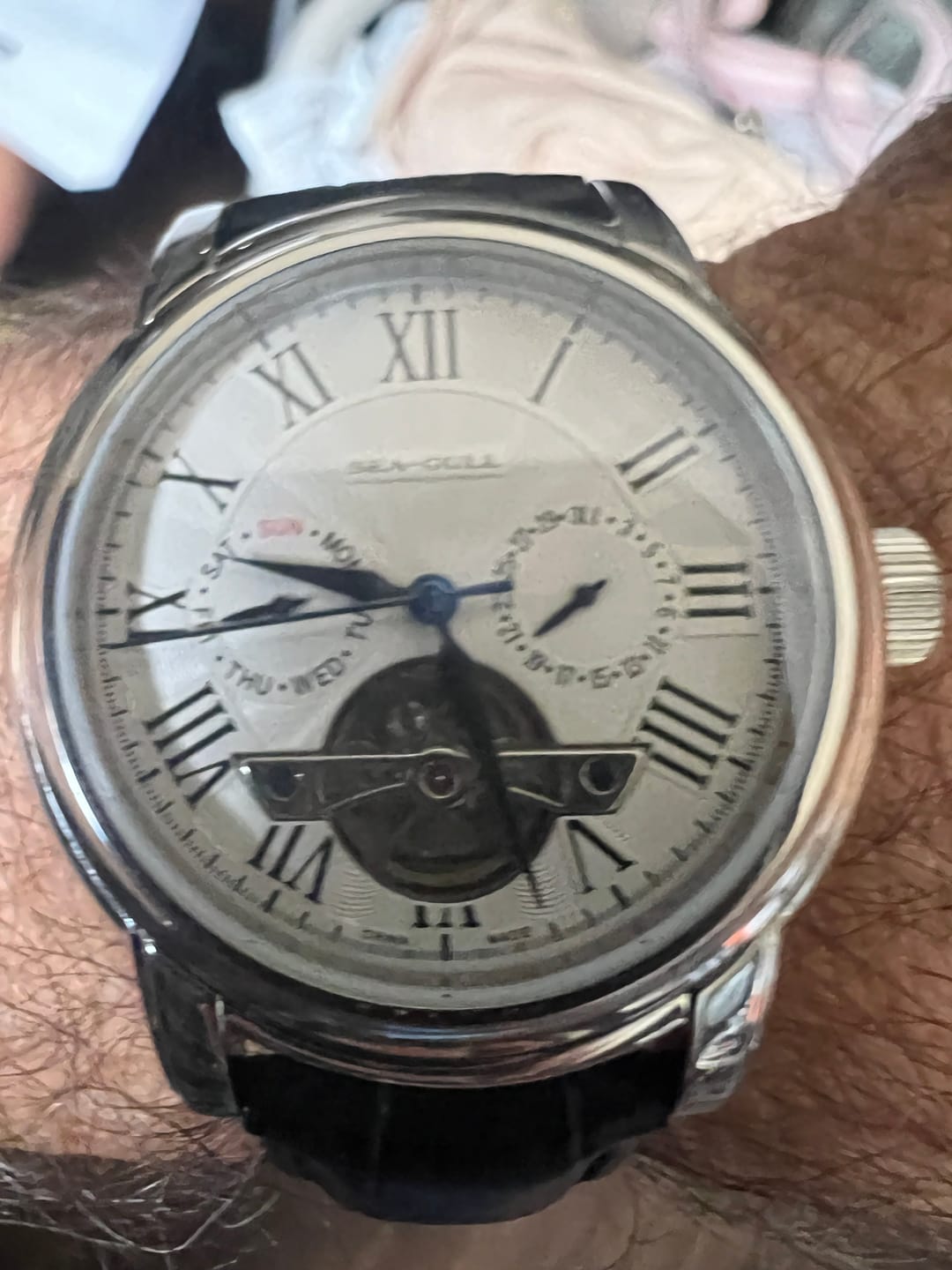 Customer photo review of Roman Numerals Dress Couple Watch 38.5mm/27mm