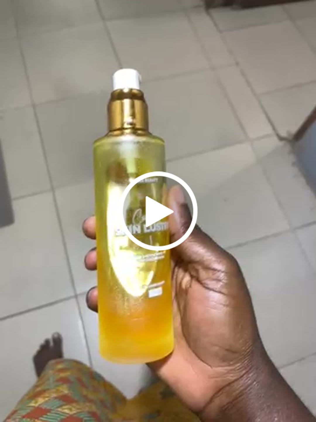 Customer video review of Lustre Oil