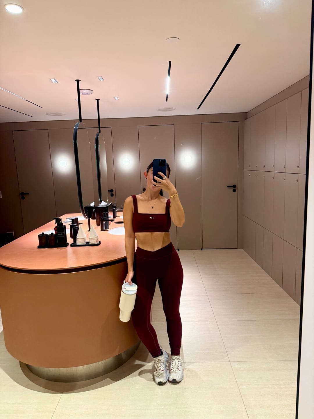 Customer photo review of The Square Bra Black Cherry