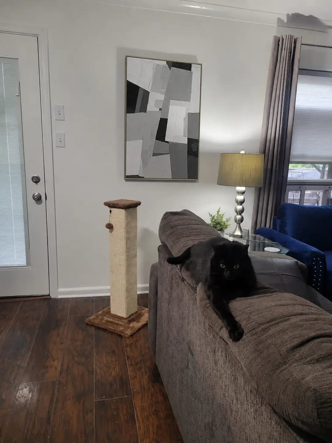 Customer photo review of Slate Interplay Abstract Wall Art