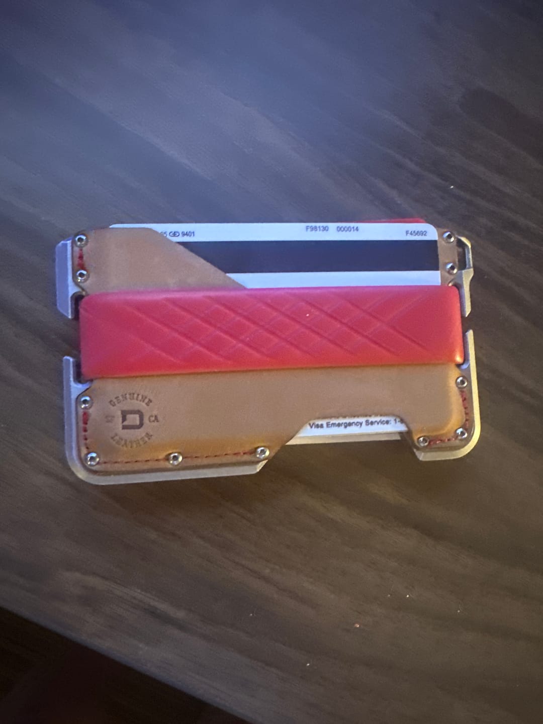 Customer photo review of Horizontal Leather Pockets (D/T-Series wallets)