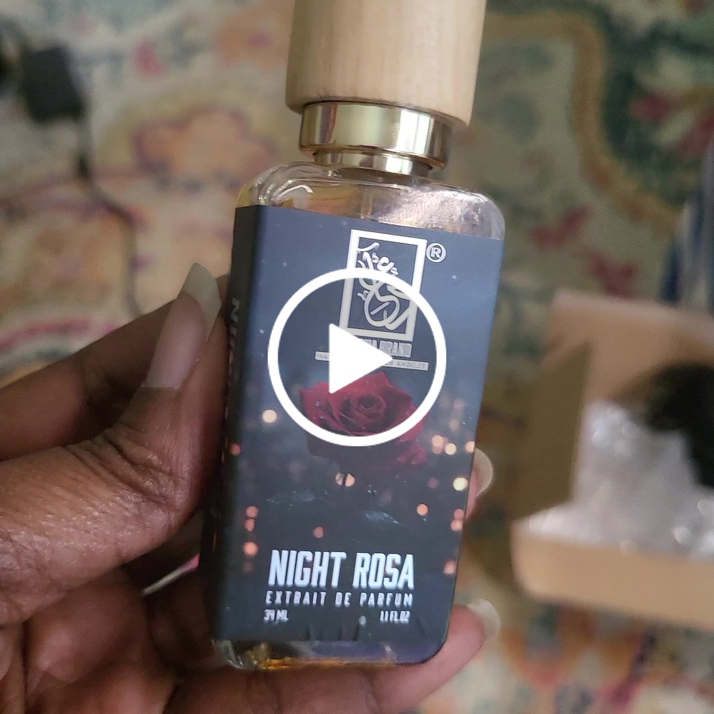 Customer video review of Night Rosa