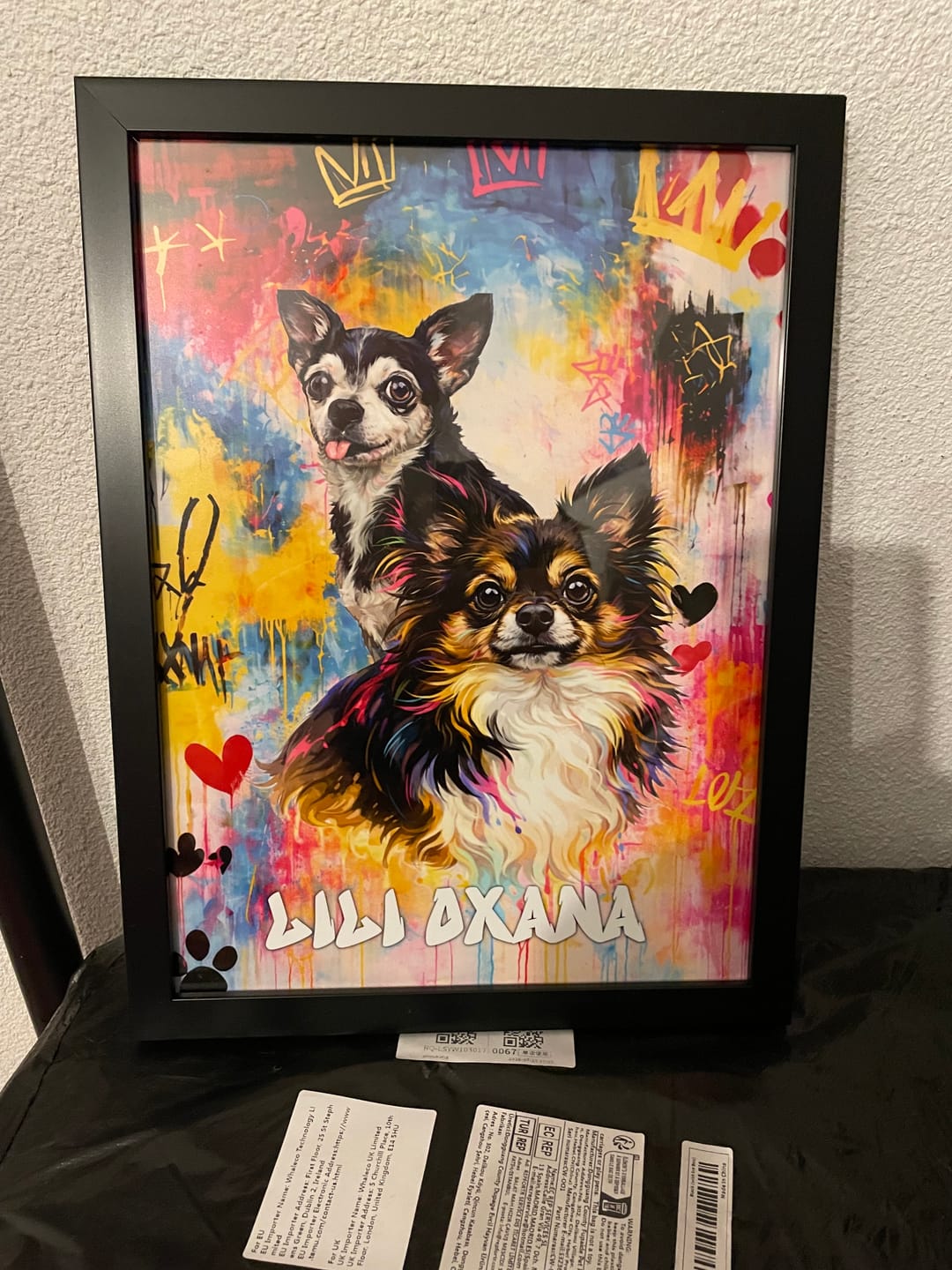 Customer photo review of Le graffiti - Poster personnalisé