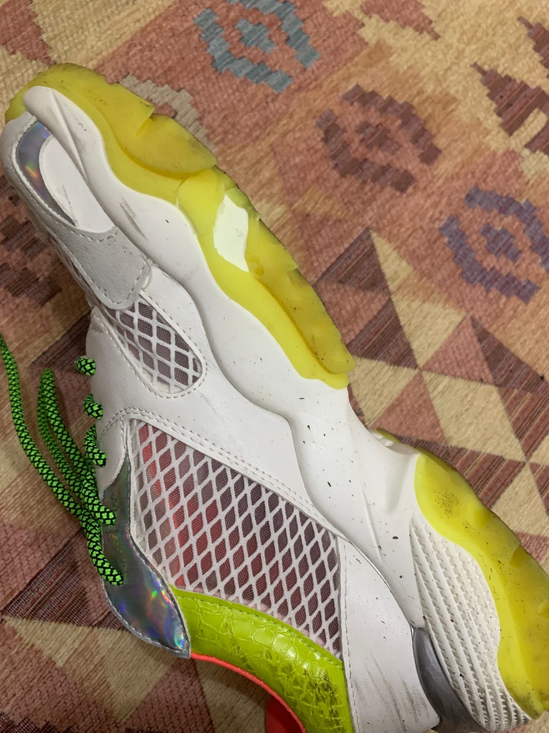 Customer photo review of TREASURES YLW MULTI - Scarpe Stringate Donna Multicolore  Donna STEVE MADDEN