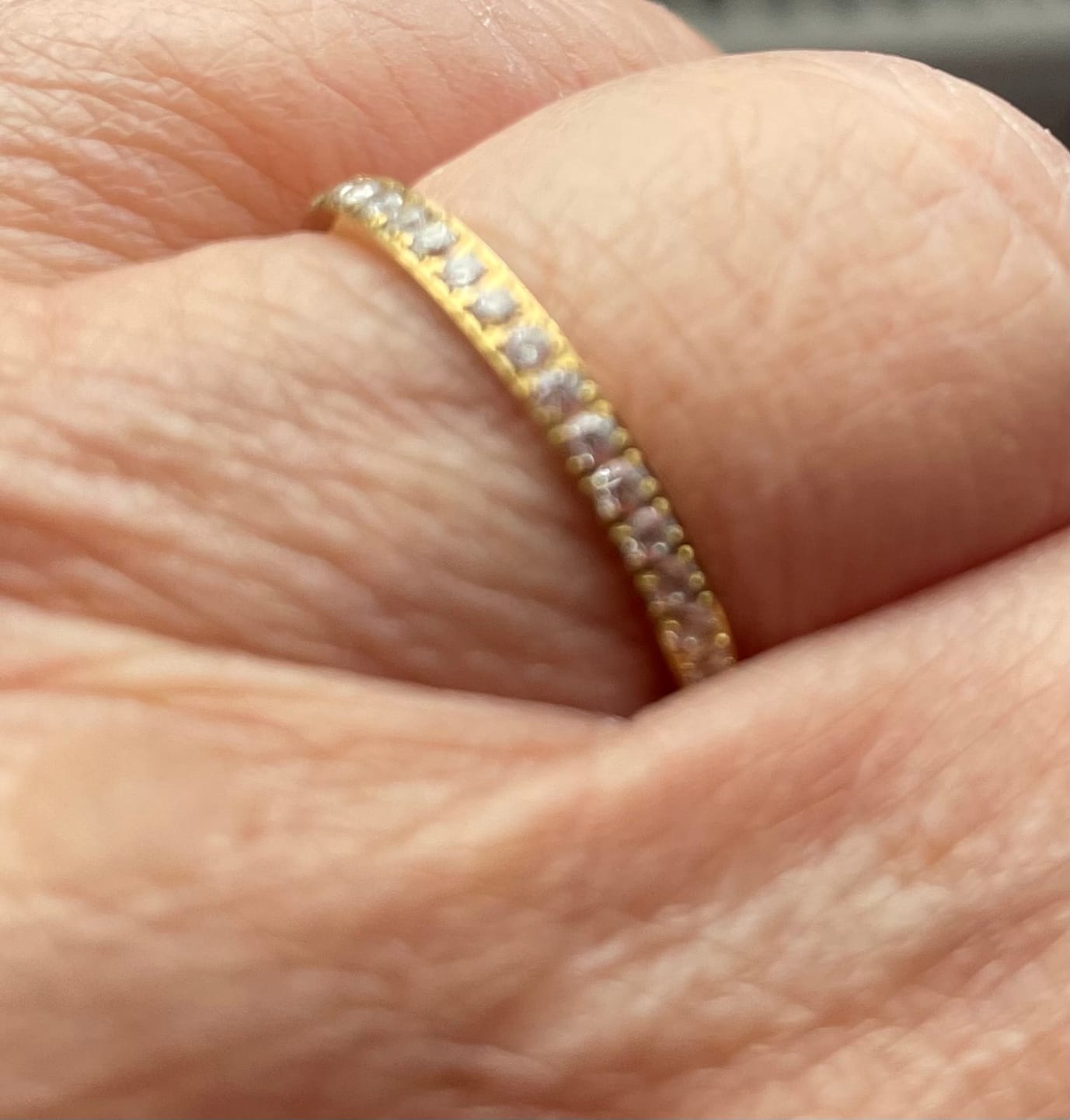 Customer photo review of Shine Ring | 18K vergoldet