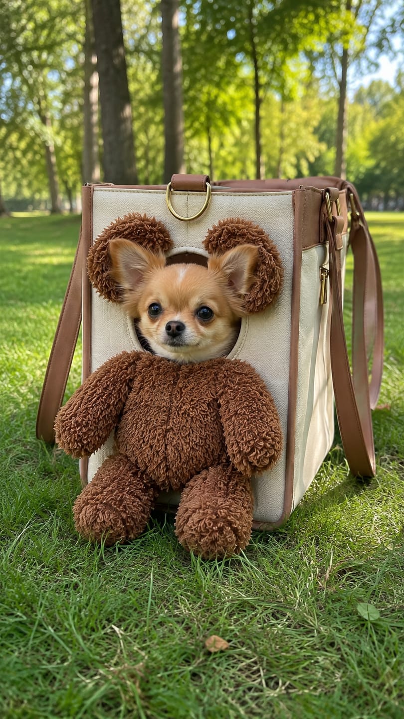 Customer photo review of PawPocket™ Handbag