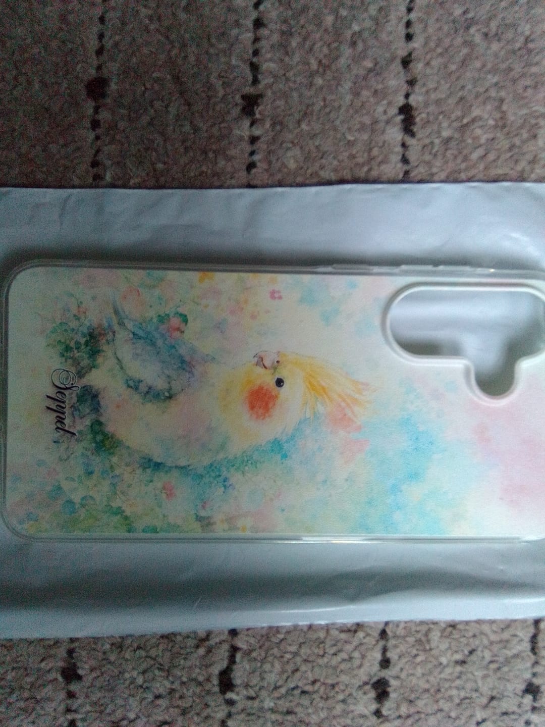 Customer photo review of Personalisierte Handyhülle - Aquarell