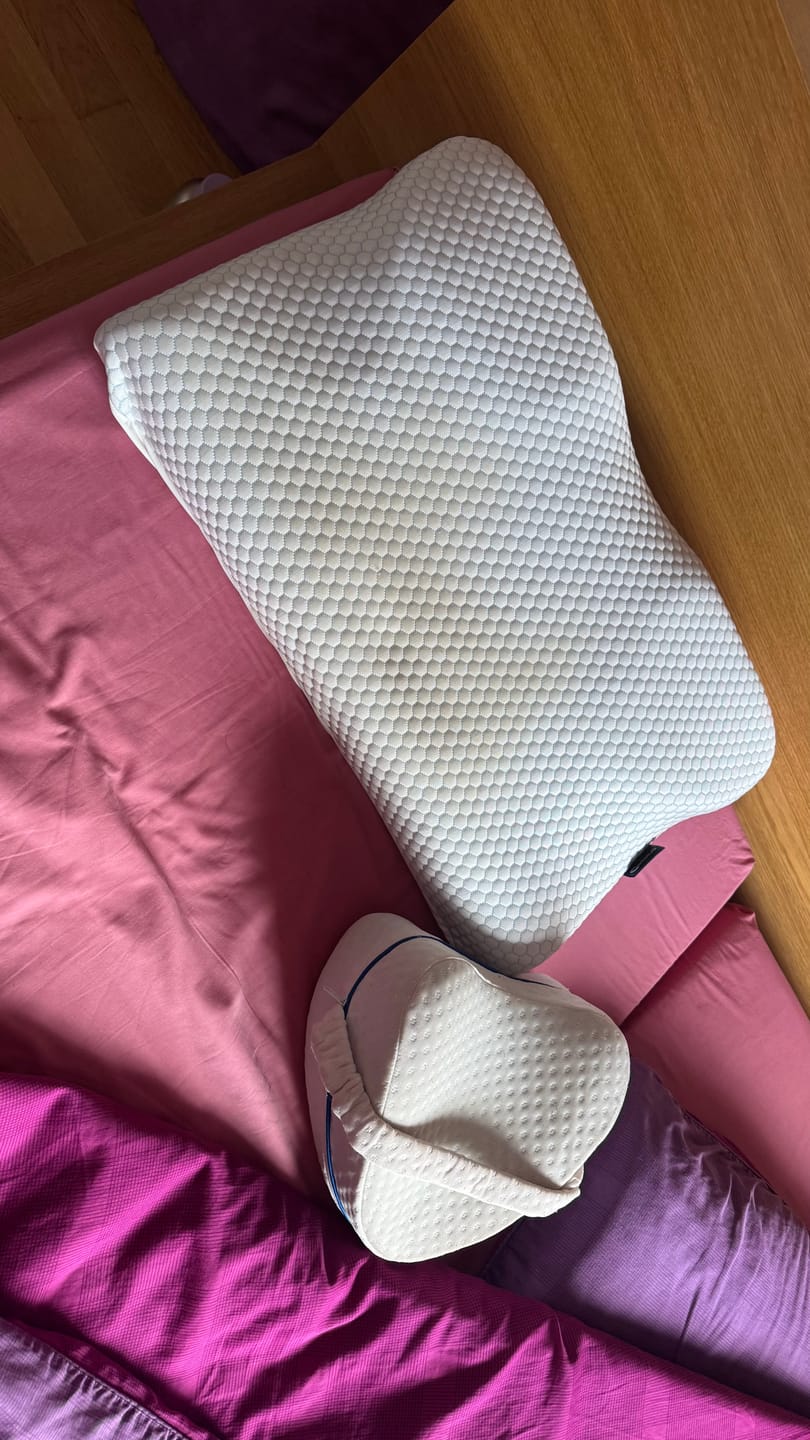 Customer photo review of Housse de rechange lavable - Oreiller d'Alignement Cervical