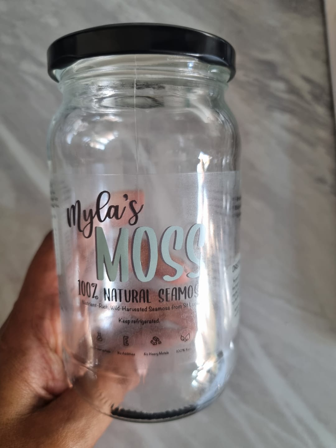 Customer photo review of Seamoss Gel