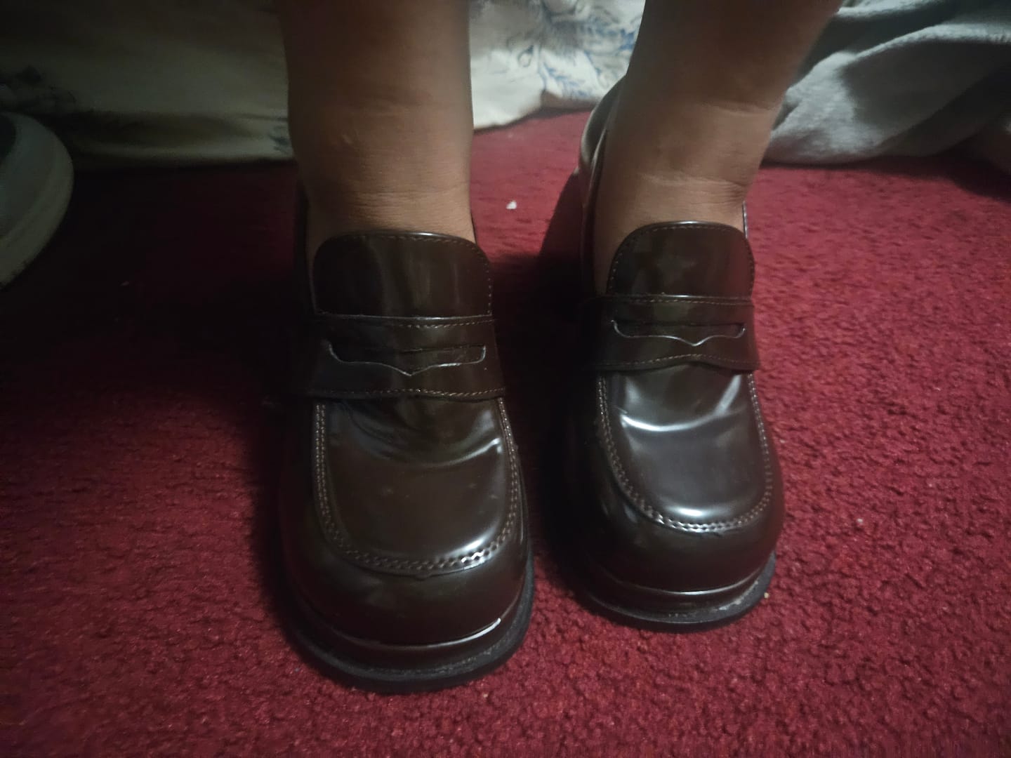 Customer photo review of Everyday Mary Jane High Heels Brown