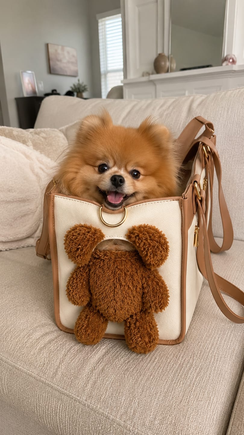Customer photo review of PawPocket™ Handbag