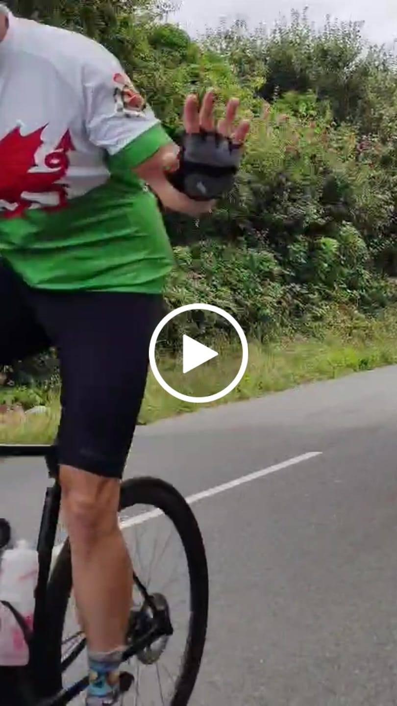 Customer video review of Wales Flag Cycling Jersey (Green, White & Red)