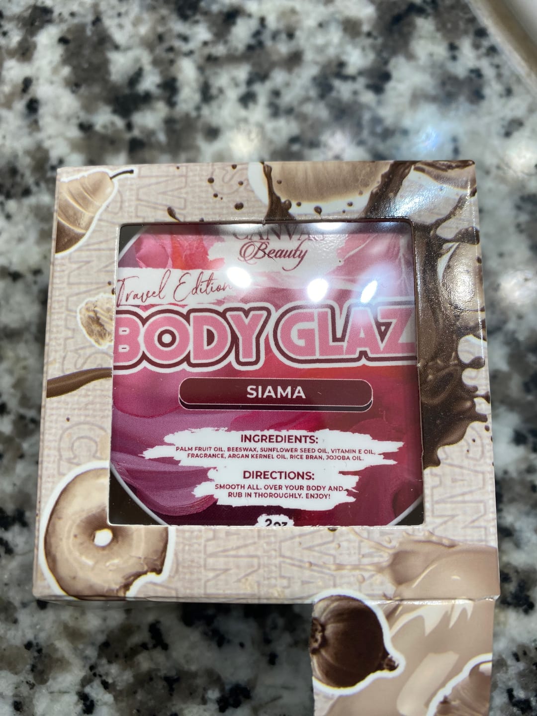 Customer photo review of (NEW) TRAVEL GLAZE: SIAMA