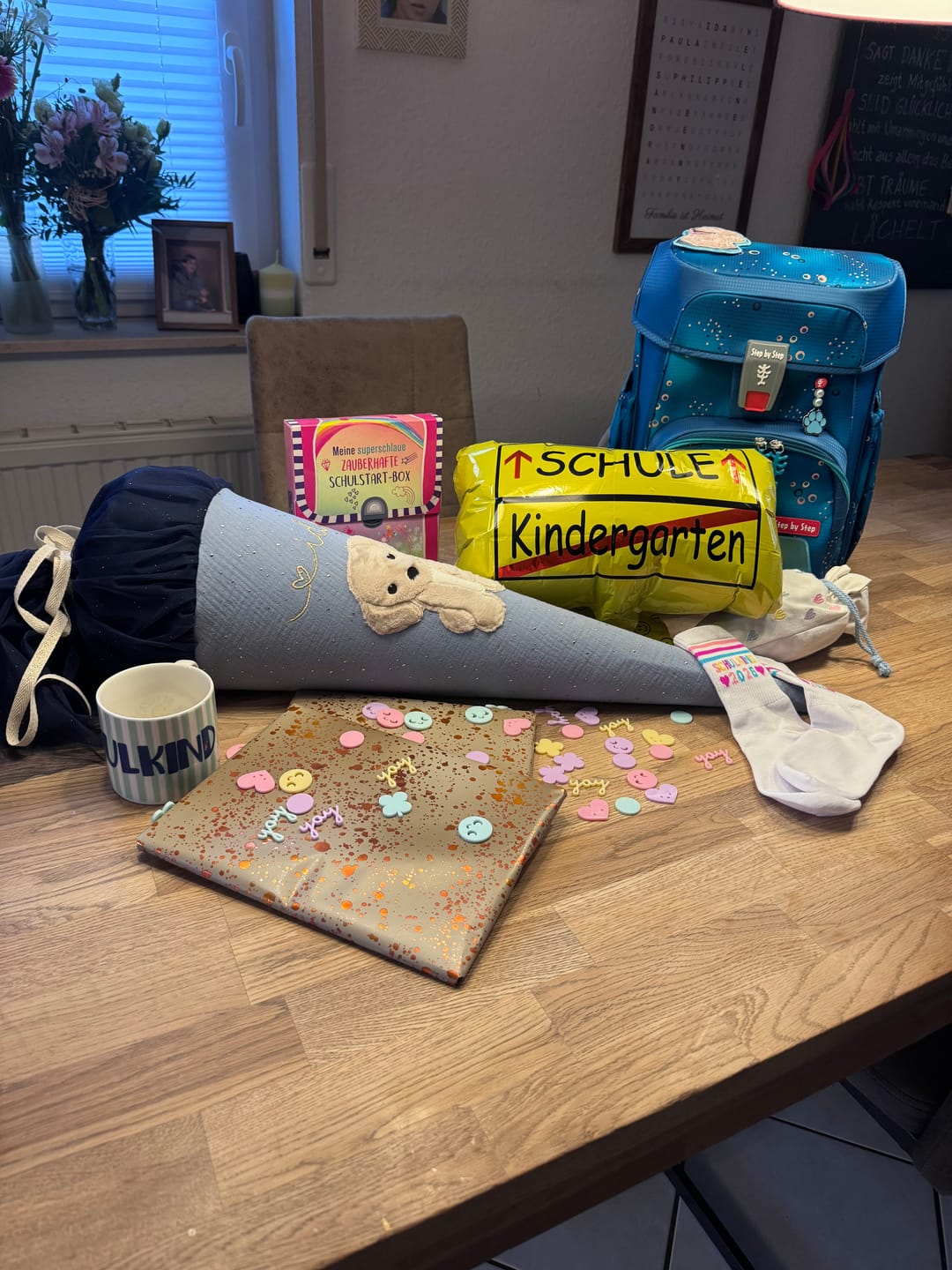 Customer photo review of Schultüte Hund | niedliches Hündchen | mit Name personalisierbar | freie Farbwahl