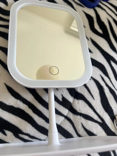 Customer photo review of LED Vanity Mirror – Touch Control Desktop Dressing Mirror
