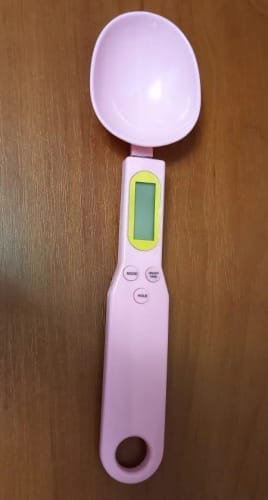 Customer photo review of Digital Spoon Scale – Adjustable Kitchen Measuring Tool