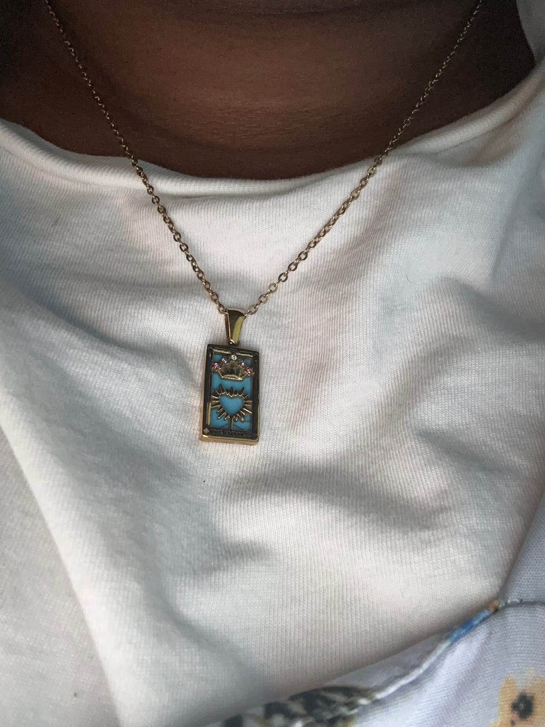 Customer photo review of Golden Fortune Necklace (Bundle)