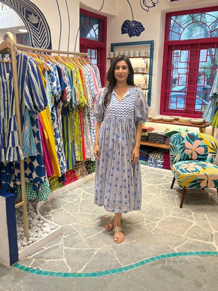 Customer photo review of Eden Cotton Maxi Dress