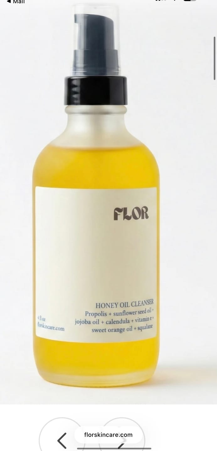 Customer photo review of Honey Oil Cleanser