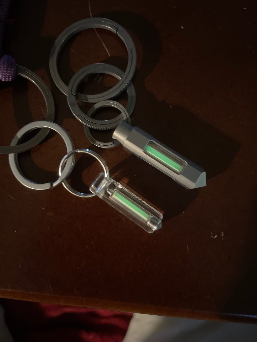 Customer photo review of Tritium Glow Fob