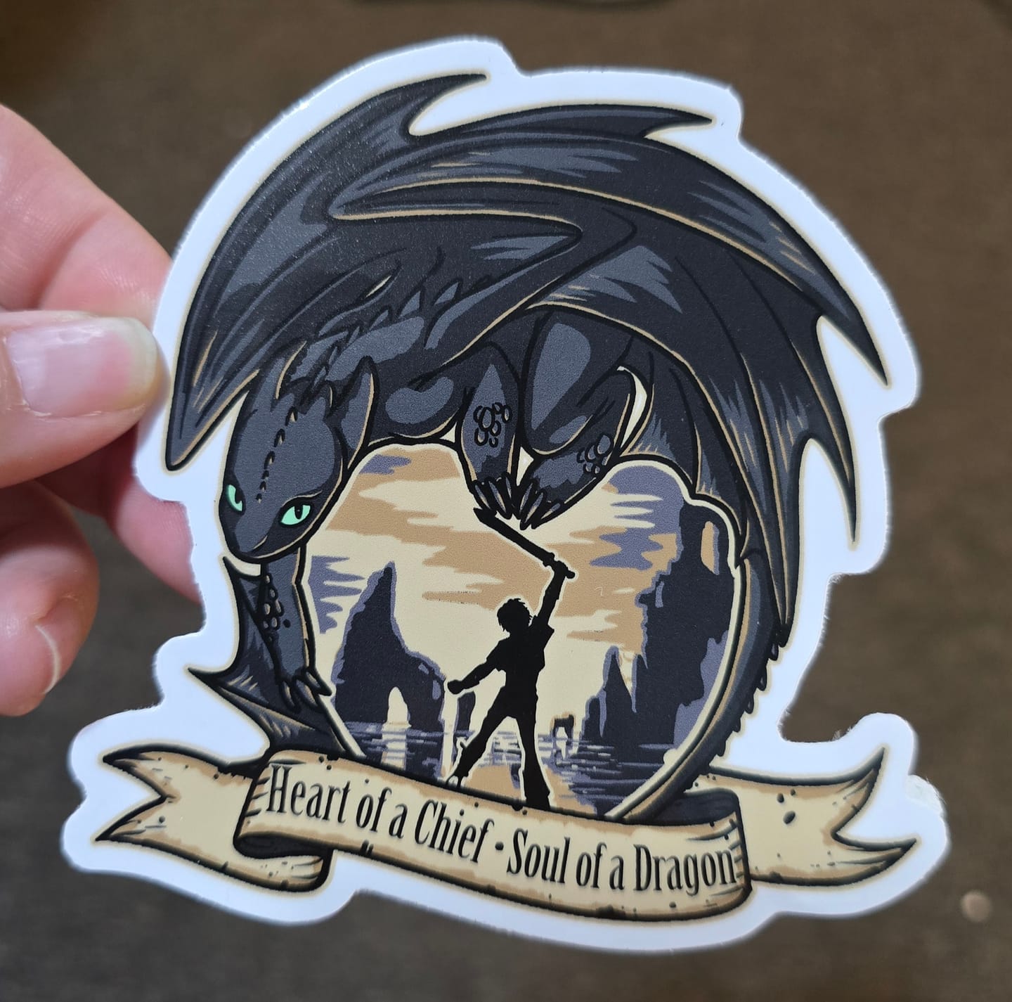 Customer photo review of Cut to Shape Stickers
