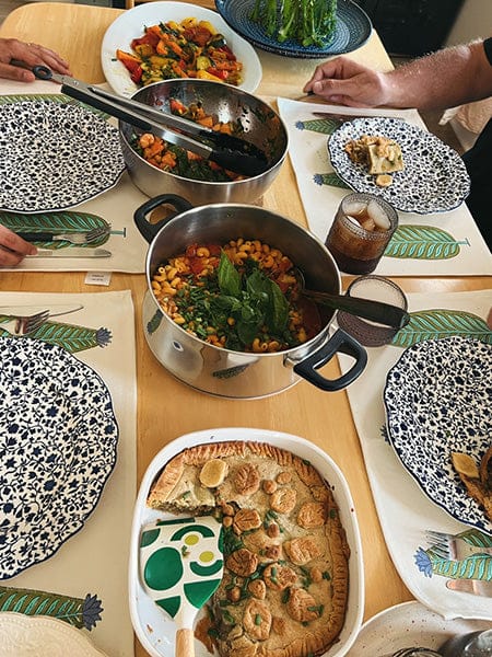 Customer photo review of Zuri Cotton Table Mats