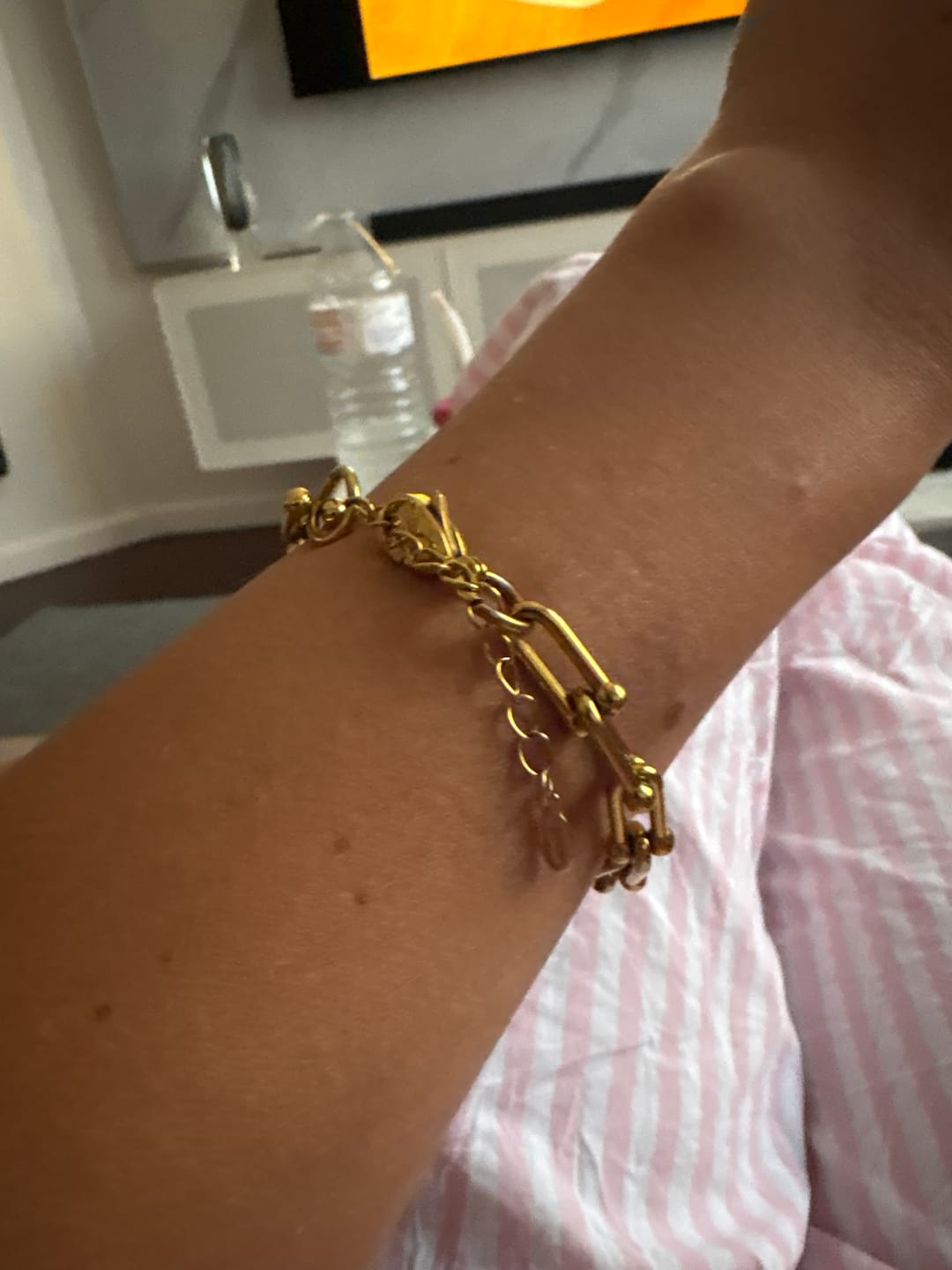 Customer photo review of Betty - Paperclip Link Bracelet Stainless Steel