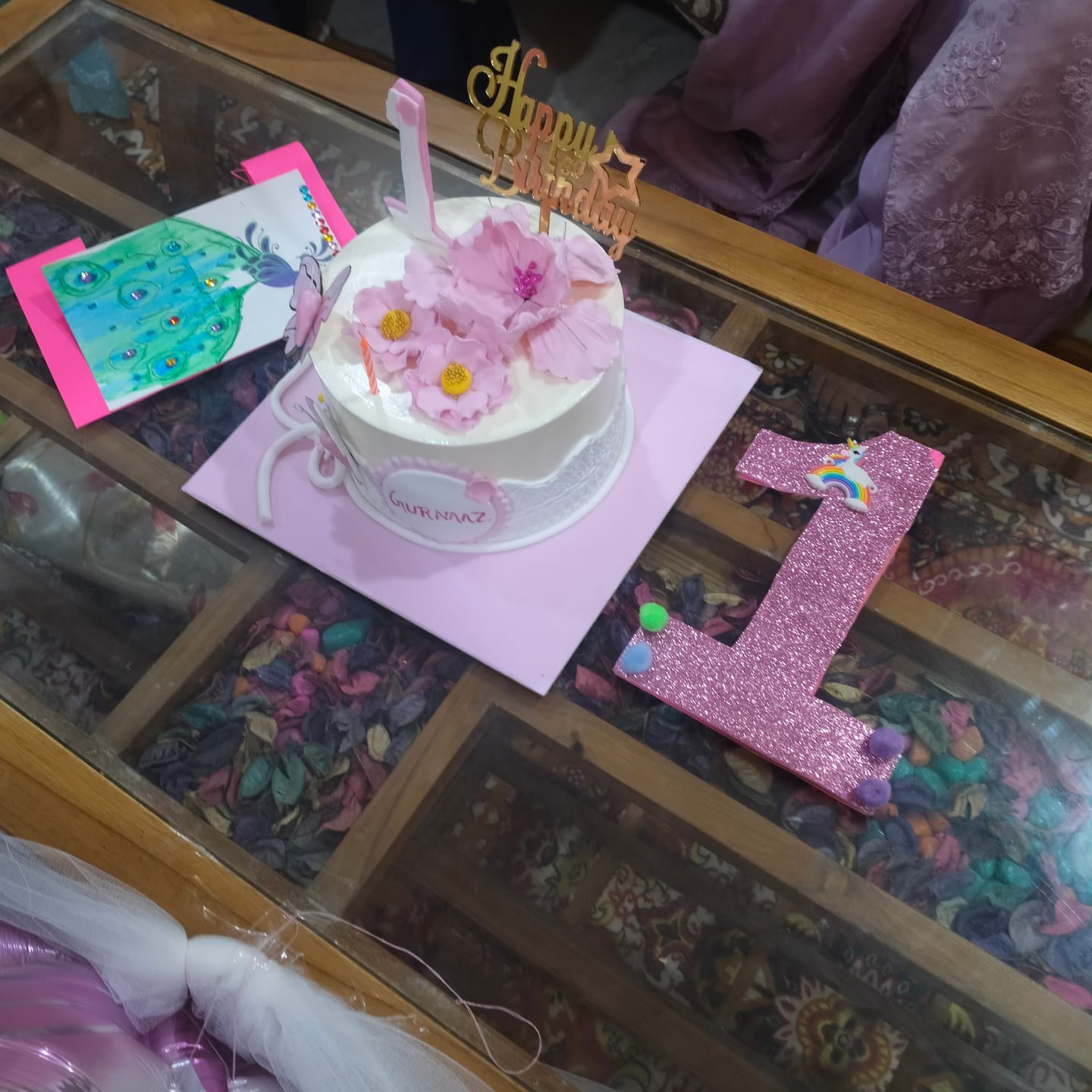 Customer photo review of Butterfly Knot Cake
