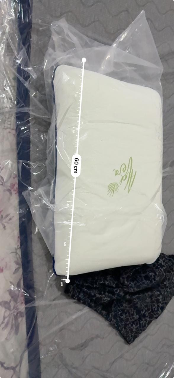 Customer photo review of Flo Adjustable Pillow (Memory Foam)