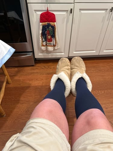Customer photo review of Calze BambooFlow™ a Compressione punta CHIUSA – Gambe leggere tutto il giorno!