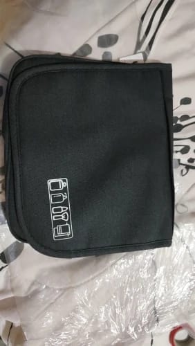 Customer photo review of Men's Toiletry Bag – Waterproof Hanging Travel Wash Pouch