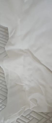 Customer photo review of Seersucker Duvet Cover – Korean Lace 3pcs Bedding Set