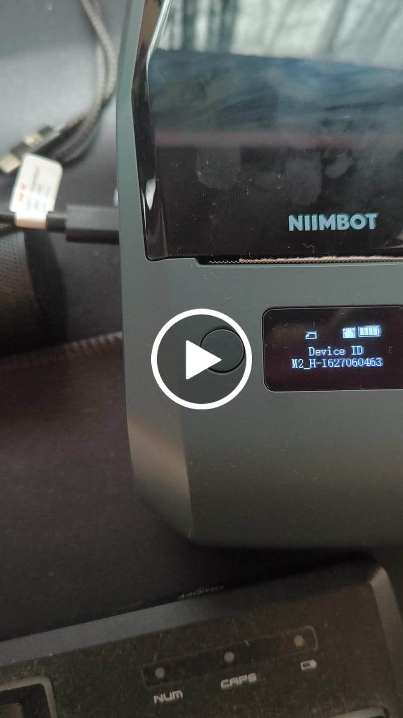Customer video review of NIIMBOT M2 Thermal Transfer Label Maker, Smart Color Printing with Phones & PC for Office, Lab, Vial Bottle