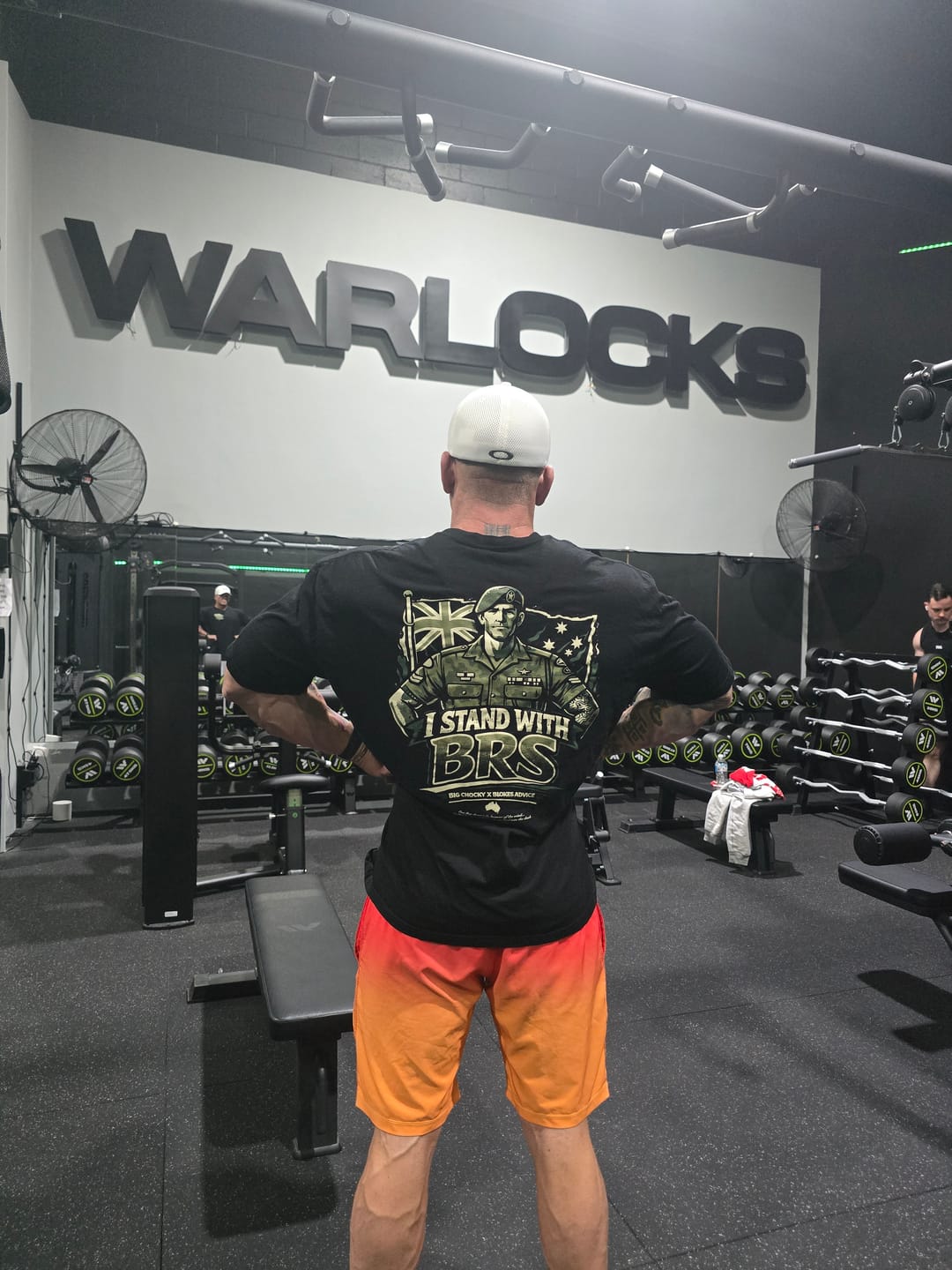 Customer photo review of Big Chocky | Stand With BRS Tee